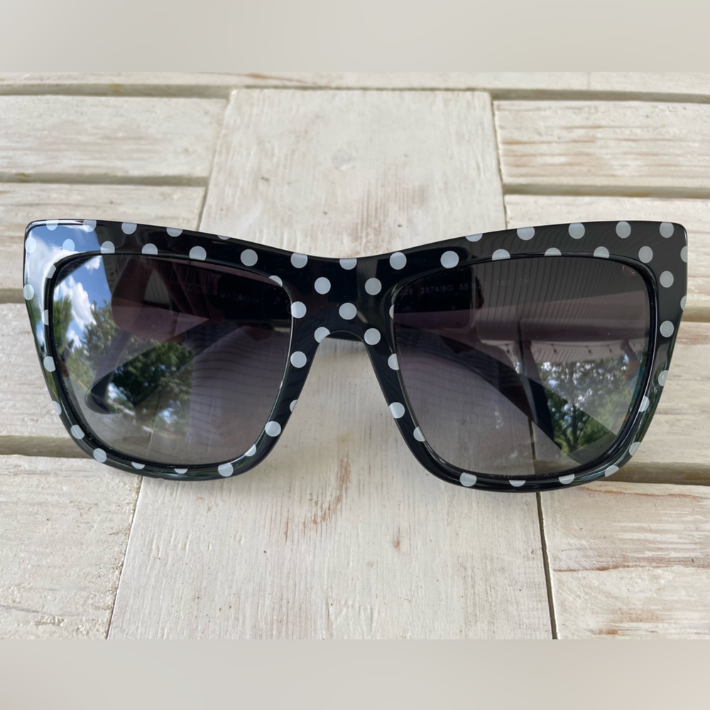 Dolce & Gabbana Polka Dot Sunglasses